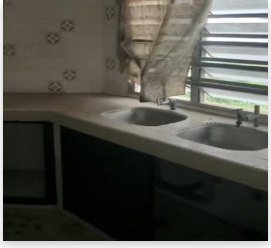 Mismatched flooring before renovation — Melaka home renovation project, WUMEI