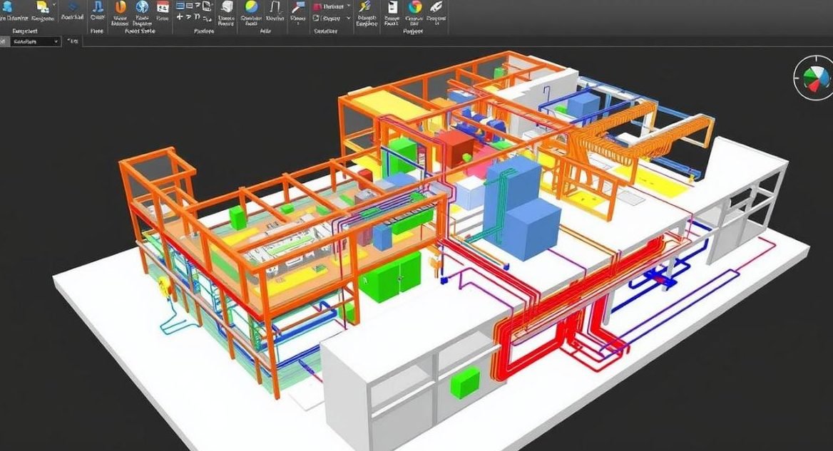 Coordinated BIM model for facade renovation proposal — WUMEI