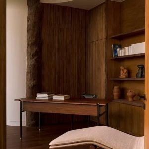 Construction material samples for villa project interior finishes